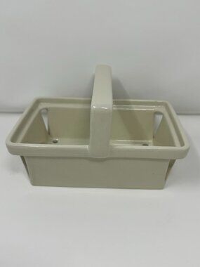 Hearth & Hand Magnolia STONEWARE 2-Compartment Fruit Berry Basket with Handle